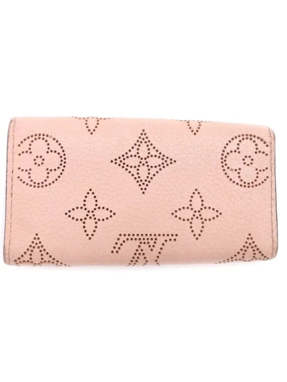 Louis Vuitton Multicles 4 Quadruple Strand Key Case Monogram Mahina Rose